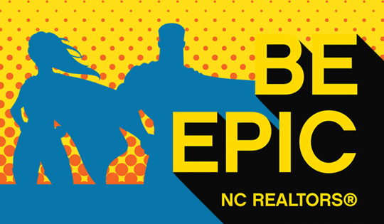 NC REALTORS as superheroes graphic