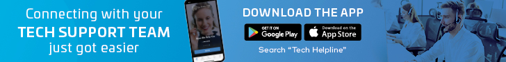 Tech Helpline App web banner