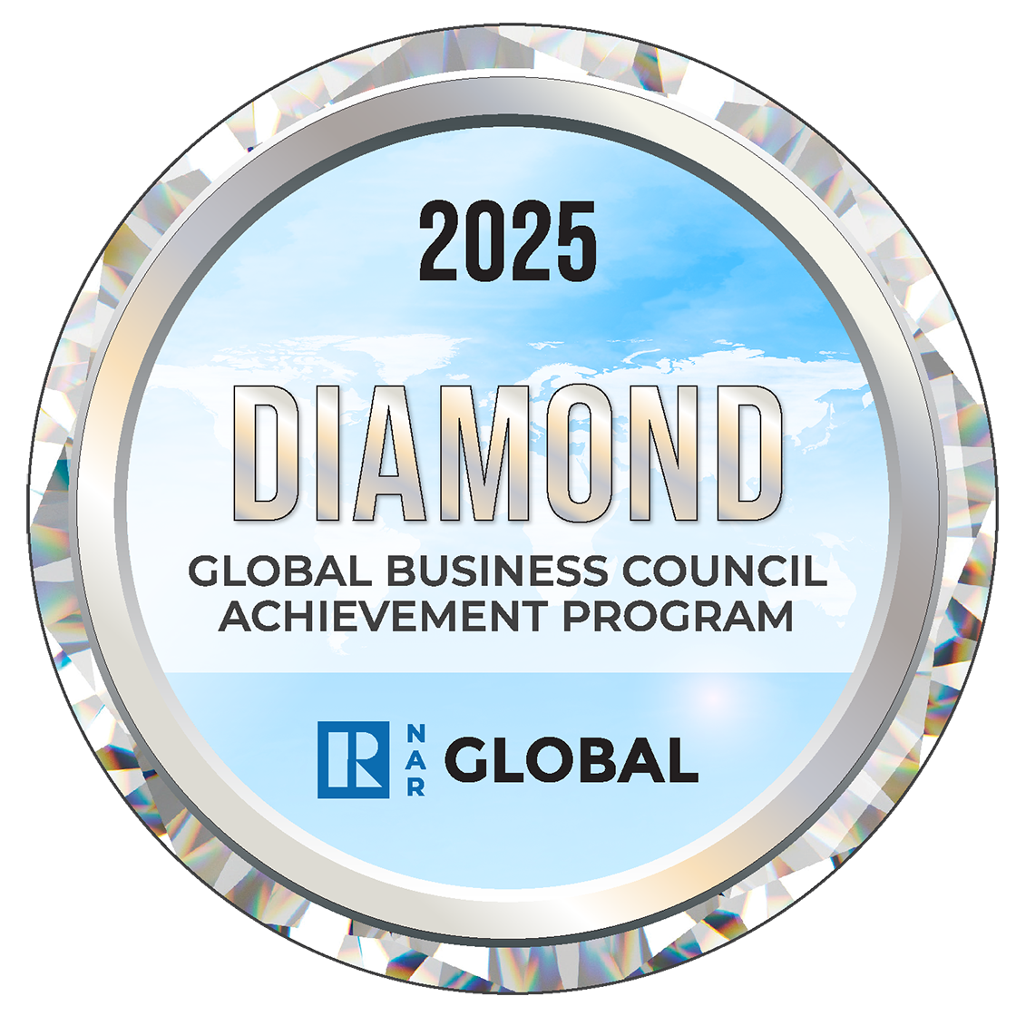 2025 NAR Global Achievement Program Badge DIAMOND Resource Header