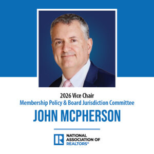 2026 NAR Vice Chair Appointments McPherson