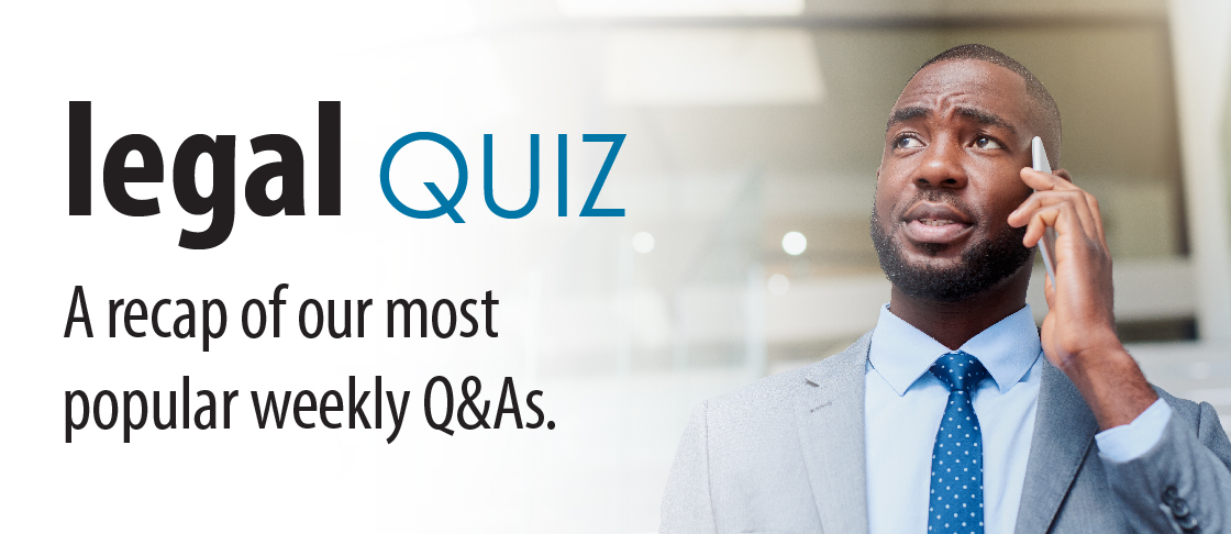 August 2019 Insight: Legal Quiz Resources Header