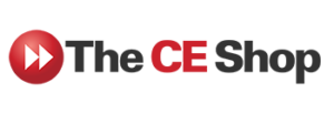 The CE Shop logo