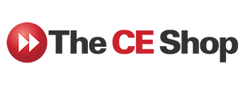 The CE Shop logo