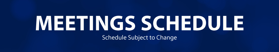 Meetings Schedule Title Bar