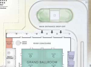 Wilmington Convention Center: Main Entrance floorplan