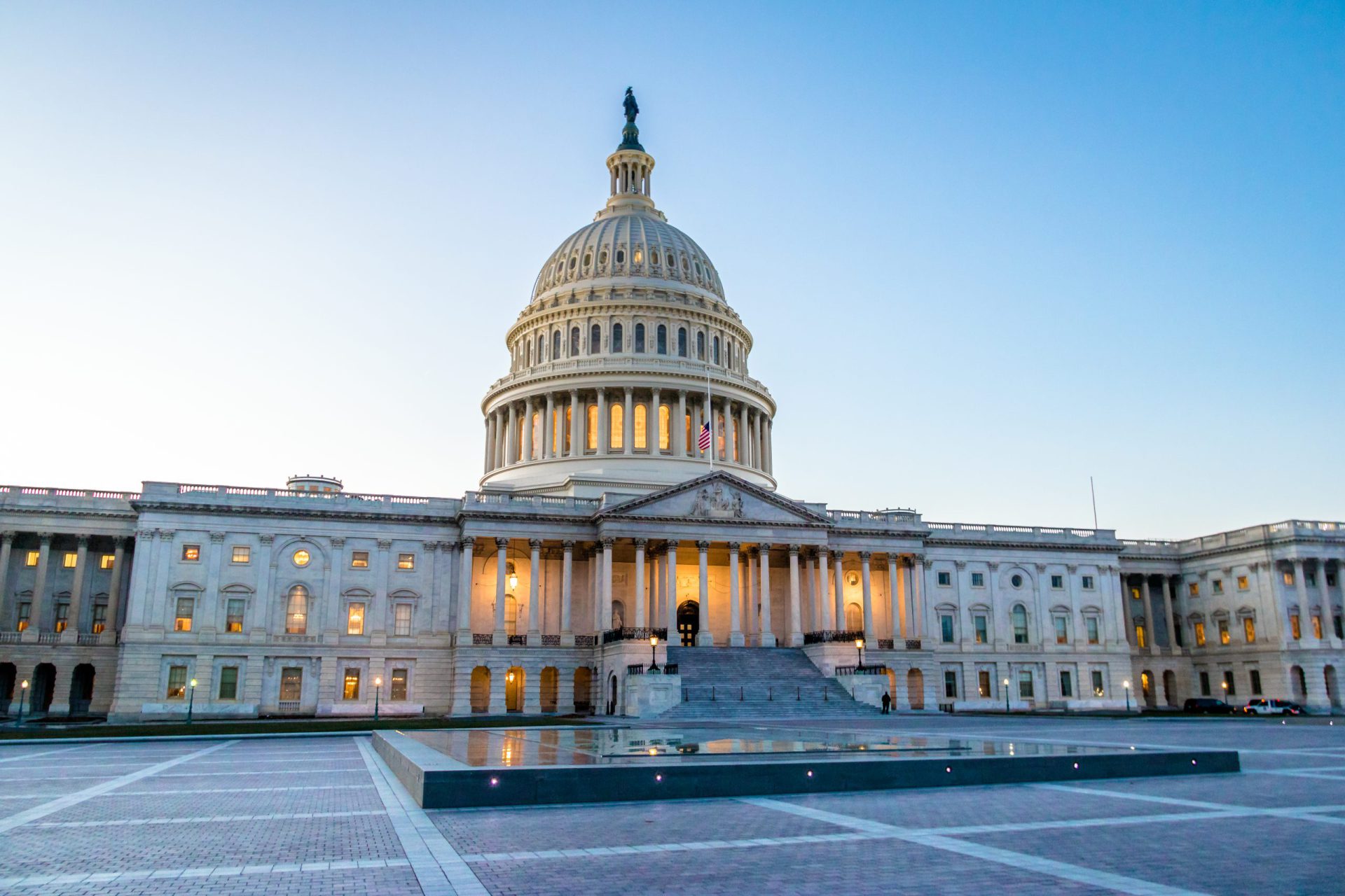 United States Capitol Building at sunset - Washington, DC, USA